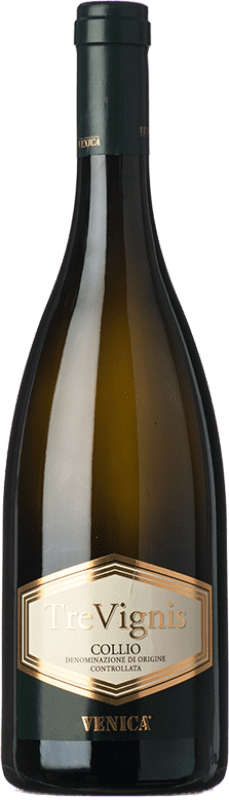 24,95 € Kostenloser Versand | Weißwein Venica & Venica Tre Vignis D.O.C. Collio Friaul-Julisch Venetien Italien Chardonnay, Sauvignon, Friulano Flasche 75 cl