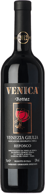 36,95 € Бесплатная доставка | Красное вино Venica & Venica Bottaz I.G.T. Friuli - Venezia Giulia Фриули-Венеция-Джулия Италия Refosco — Рефоско Бутылка 75 cl