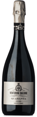 13,95 € Spedizione Gratuita | Spumante rosso Venturini Baldini Lambrusco Quaranta Brut Extra D.O.C. Reggiano Emilia-Romagna Italia Lambrusco Maestri, Lambrusco, Lambrusco Marani Bottiglia 75 cl