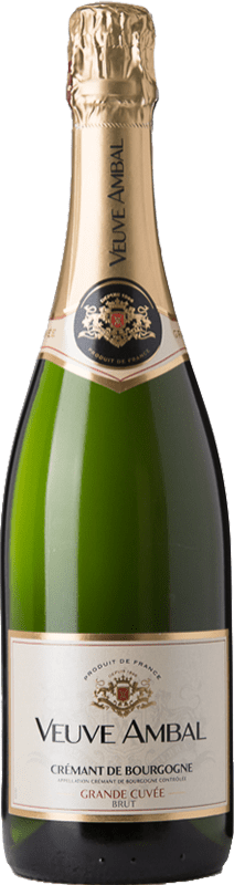 27,95 € Бесплатная доставка | Белое игристое Veuve Ambal брют Франция Pinot Black, Gamay, Chardonnay, Aligoté бутылка 75 cl
