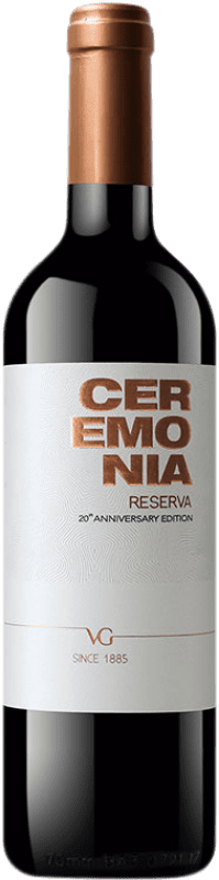 15,95 € Free Shipping | Red wine Vicente Gandía Ceremonia Reserve D.O. Utiel-Requena Valencian Community Spain Tempranillo, Cabernet Sauvignon, Bobal Bottle 75 cl