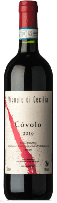 16,95 € Free Shipping | Red wine Vignale di Cecilia Covolo D.O.C. Colli Euganei Veneto Italy Merlot, Cabernet Sauvignon Bottle 75 cl