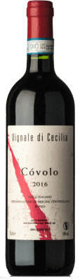 16,95 € Spedizione Gratuita | Vino rosso Vignale di Cecilia Covolo D.O.C. Colli Euganei Veneto Italia Merlot, Cabernet Sauvignon Bottiglia 75 cl