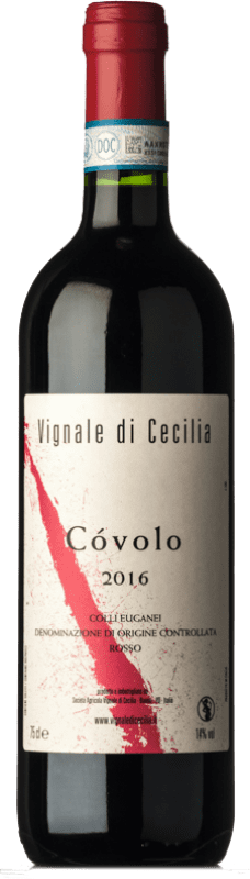 16,95 € Kostenloser Versand | Rotwein Vignale di Cecilia Covolo D.O.C. Colli Euganei Venetien Italien Merlot, Cabernet Sauvignon Flasche 75 cl