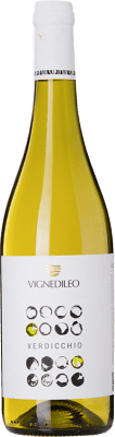 8,95 € Бесплатная доставка | Белое вино Vignedileo D.O.C. Verdicchio dei Castelli di Jesi Marche Италия Verdicchio бутылка 75 cl