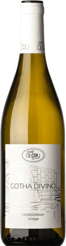 13,95 € Kostenloser Versand | Weißwein OlCru Gotha Divino I.G.T. Lombardia Lombardei Italien Chardonnay Flasche 75 cl
