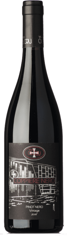 29,95 € Envío gratis | Vino tinto OlCru Coppiere Nero I.G.T. Provincia di Pavia Lombardia Italia Pinot Negro Botella 75 cl