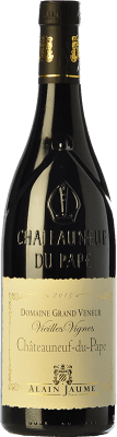 76,95 € Free Shipping | Red wine Alain Jaume Grand Veneur Vieilles Vignes Aged A.O.C. Châteauneuf-du-Pape Rhône France Syrah, Grenache, Mourvèdre Bottle 75 cl