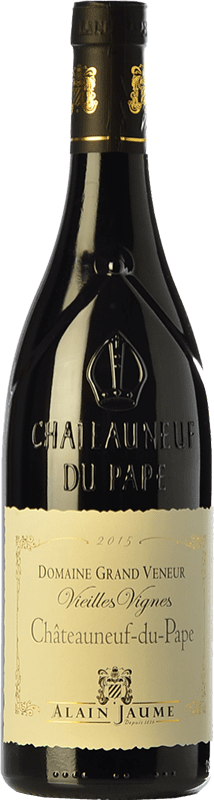 76,95 € 送料無料 | 赤ワイン Alain Jaume Grand Veneur Vieilles Vignes 高齢者 A.O.C. Châteauneuf-du-Pape ローヌ フランス Syrah, Grenache, Mourvèdre ボトル 75 cl