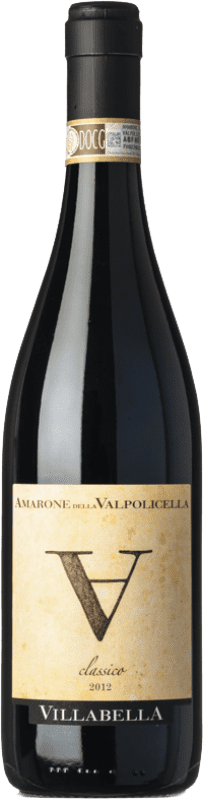 37,95 € 免费送货 | 红酒 Villabella Classico D.O.C.G. Amarone della Valpolicella 威尼托 意大利 Corvina, Rondinella, Corvinone 瓶子 75 cl