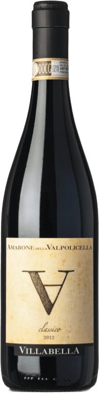 37,95 € Envoi gratuit | Vin rouge Villabella Classico D.O.C.G. Amarone della Valpolicella Vénétie Italie Corvina, Rondinella, Corvinone Bouteille 75 cl