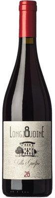 23,95 € 免费送货 | 红酒 Villa Guelpa Longitudine 8.26 D.O.C. Piedmont 皮埃蒙特 意大利 Nebbiolo 瓶子 75 cl