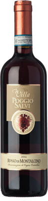 18,95 € Бесплатная доставка | Красное вино Poggio Salvi D.O.C. Rosso di Montalcino Тоскана Италия Sangiovese бутылка 75 cl