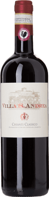 10,95 € 送料無料 | 赤ワイン Villa S. Andrea D.O.C.G. Chianti Classico トスカーナ イタリア Merlot, Cabernet Sauvignon, Sangiovese ボトル 75 cl