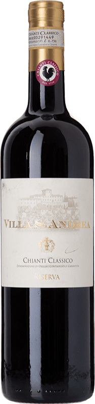29,95 € Envío gratis | Vino tinto Villa S. Andrea Reserva D.O.C.G. Chianti Classico Toscana Italia Merlot, Sangiovese Botella 75 cl