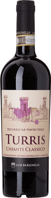 21,95 € Envío gratis | Vino Tinto Villa Triturris Luiz Barichello Turris Classico — Clásico D.O.C.G. Chianti Toscana Italia Merlot, Cabernet Sauvignon, Sangiovese 75 cl