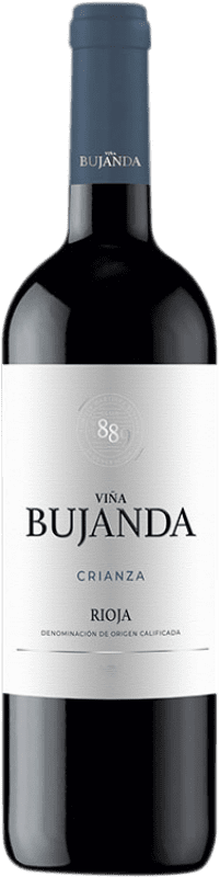6,95 € Kostenloser Versand | Rotwein Viña Bujanda Alterung D.O.Ca. Rioja La Rioja Spanien Tempranillo Flasche 75 cl