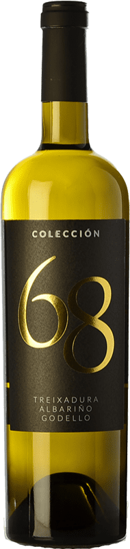 14,95 € Envío gratis | Vino blanco Viña Costeira Colección 68 D.O. Ribeiro Galicia España Godello, Treixadura, Albariño Botella 75 cl