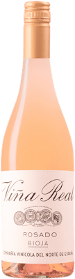 9,95 € Бесплатная доставка | Розовое вино Viña Real Rosado D.O.Ca. Rioja Ла-Риоха Испания Tempranillo, Viura бутылка 75 cl