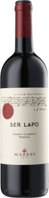 27,95 € Kostenloser Versand | Rotwein Mazzei Castello di Fonterutoli Ser Lapo Reserve D.O.C.G. Chianti Classico Toskana Italien Merlot, Sangiovese Flasche 75 cl