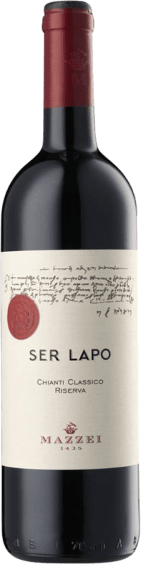 19,95 € Free Shipping | Red wine Mazzei Castello di Fonterutoli Ser Lapo Reserve D.O.C.G. Chianti Classico Tuscany Italy Merlot, Sangiovese Bottle 75 cl