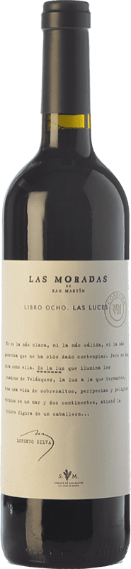 44,95 € 免费送货 | 红酒 Viñedos de San Martín Las Moradas Las Luces 岁 D.O. Vinos de Madrid 马德里社区 西班牙 Grenache 瓶子 75 cl
