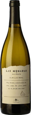 19,95 € Envio grátis | Vinho branco Viñedos de San Martín Las Moradas Crianza D.O. Vinos de Madrid Madri Espanha Albillo Garrafa 75 cl