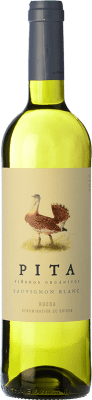 14,95 € 送料無料 | 白ワイン Dominio de Verderrubí Pita 高齢者 D.O. Rueda カスティーリャ・イ・レオン スペイン Sauvignon White ボトル 75 cl