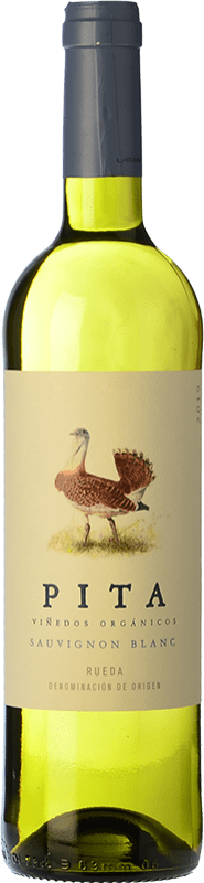 13,95 € 免费送货 | 白葡萄酒 Dominio de Verderrubí Pita Crianza — 陈酿 D.O. Rueda 卡斯蒂利亚莱昂 西班牙 Sauvignon — 苏维浓 Eco — 生态 有机 天然 75 cl