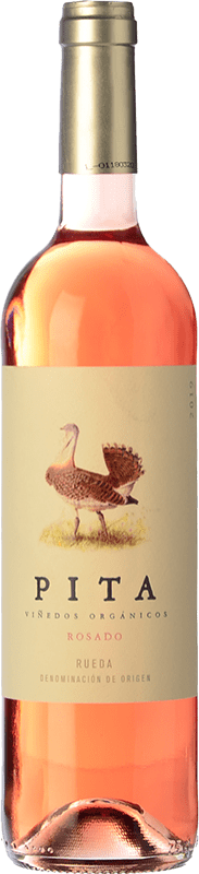 7,95 € Envio grátis | Vinho rosé Dominio de Verderrubí Pita Rosado D.O. Rueda Castela e Leão Espanha Grenache Garrafa 75 cl