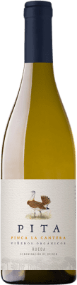 33,95 € Envío gratis | Vino blanco Dominio de Verderrubí Pita Finca La Cantera Crianza D.O. Rueda Castilla y León España Verdejo Botella 75 cl