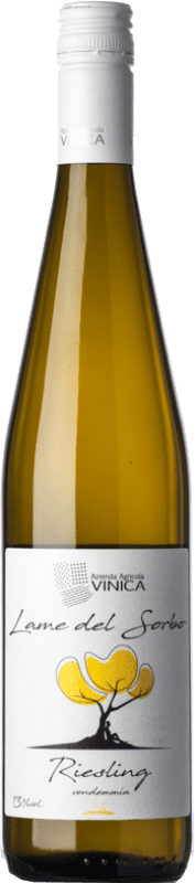 22,95 € Бесплатная доставка | Белое вино Agricolavinica Lame del Sorbo D.O.C. Molise Молизе Италия Riesling бутылка 75 cl