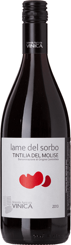 16,95 € Envío gratis | Vino tinto Agricolavinica Lame del Sorbo D.O.C. Molise Molise Italia Tintilla Botella 75 cl