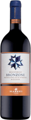 16,95 € Бесплатная доставка | Красное вино Mazzei Belguardo Bronzone Резерв D.O.C.G. Morellino di Scansano Тоскана Италия Sangiovese бутылка 75 cl