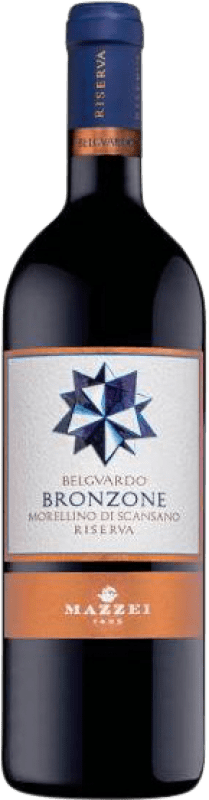 17,95 € Free Shipping | Red Wine Mazzei Belguardo Bronzone Reserve — Aged D.O.C.G. Morellino di Scansano Tuscany Italy Sangiovese Bottle 75 cl