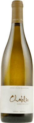 34,95 € Бесплатная доставка | Белое вино Sarnin-Berrux A.O.C. Chablis Бургундия Франция Chardonnay бутылка 75 cl