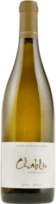34,95 € Envio grátis | Vinho branco Sarnin-Berrux A.O.C. Chablis Borgonha França Chardonnay Garrafa 75 cl