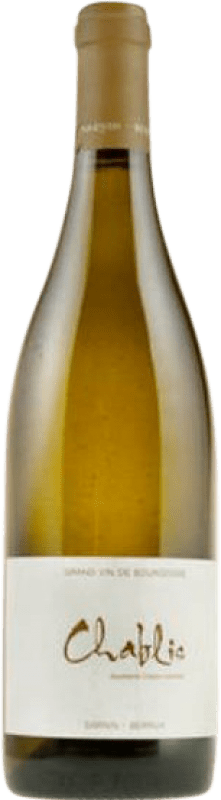 36,95 € Бесплатная доставка | Белое вино Sarnin-Berrux A.O.C. Chablis Бургундия Франция Chardonnay бутылка 75 cl