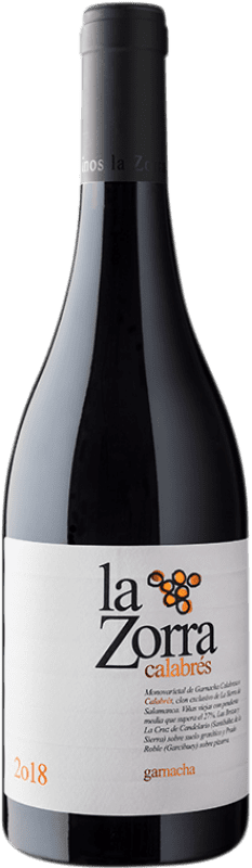 31,95 € 免费送货 | 红酒 Vinos La Zorra Garnacha Calabrés 橡木 D.O.P. Vino de Calidad Sierra de Salamanca 卡斯蒂利亚莱昂 西班牙 瓶子 75 cl