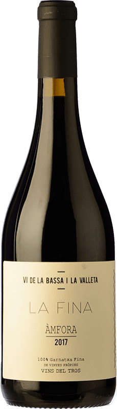 10,95 € Free Shipping | Red wine Vins del Tros La Fina Garnatxa Oak Spain Grenache Bottle 75 cl