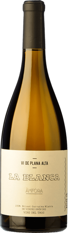 16,95 € Spedizione Gratuita | Vino bianco Vins del Tros La Blanca Crianza Spagna Grenache Bianca Bottiglia 75 cl