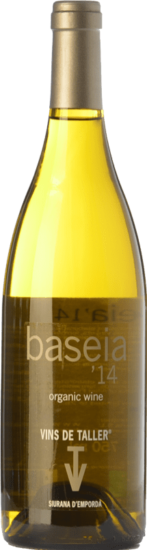 16,95 € Spedizione Gratuita | Vino Bianco Vins de Taller Baseia Crianza — Invecchiato in Botte Spagna Roussanne, Viognier, Cortese, Marsanne Eco — Biologico 75 cl