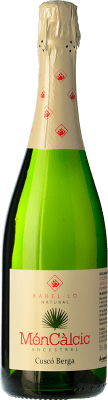 17,95 € Free Shipping | White Sparkling Wine Cuscó Berga MónCàlcic Brut Nature Ancestral D.O. Cava Spain Xarel·lo Eco — Organic 75 cl