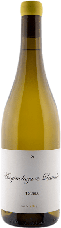 14,95 € Envio grátis | Vinho branco Aseginolaza & Leunda Txuria D.O. Navarra Navarra Espanha Viura Garrafa 75 cl