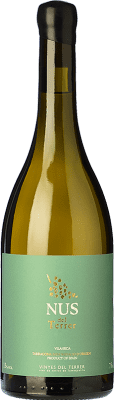 45,95 € Free Shipping | White Wine Vinyes del Terrer Nus Crianza — Aged D.O. Tarragona Catalonia Spain Sauvignon Bottle 75 cl