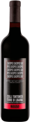 9,95 € Free Shipping | Red wine Ezio Poggio Caespes Terre di Libarna Timorasso Rosso D.O.C. Colli Tortonesi Piemonte Italy Bonarda, Barbera Bottle 75 cl