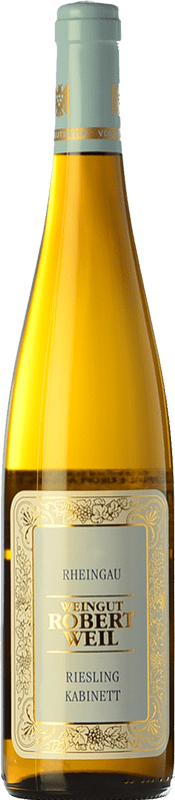 35,95 € 免费送货 | 甜酒 Robert Weil Kabinett VDP Q.b.A. Rheingau 德国 Riesling 瓶子 75 cl