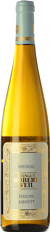33,95 € Envío gratis | Vino Dulce Robert Weil Kabinett — Cosecha Madura Q.b.A. Rheingau Alemania Riesling Botella 75 cl