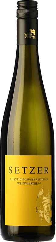 19,95 € Envío gratis | Vino blanco Setzer Trocken Ausstich Austria Grüner Veltliner Botella 75 cl