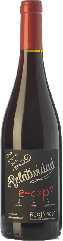 11,95 € Spedizione Gratuita | Vino Rosso Wineissocial Relatividad Rovere D.O.Ca. Rioja La Rioja Spagna Tempranillo, Garnacha — Grenache Bottiglia 75 cl